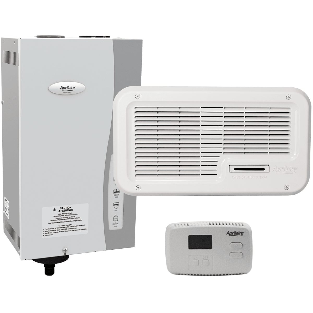 Aprilaire Model 865 Ductless Steam Humidifier Package
