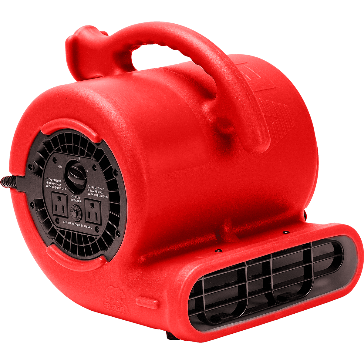 B-air Vent Vp-25 Compact Air Mover - Red