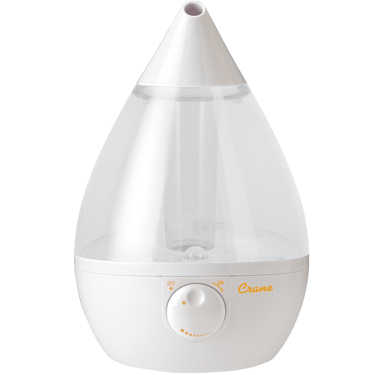 Crane Drop Cool Mist Humidifier - Clear/white