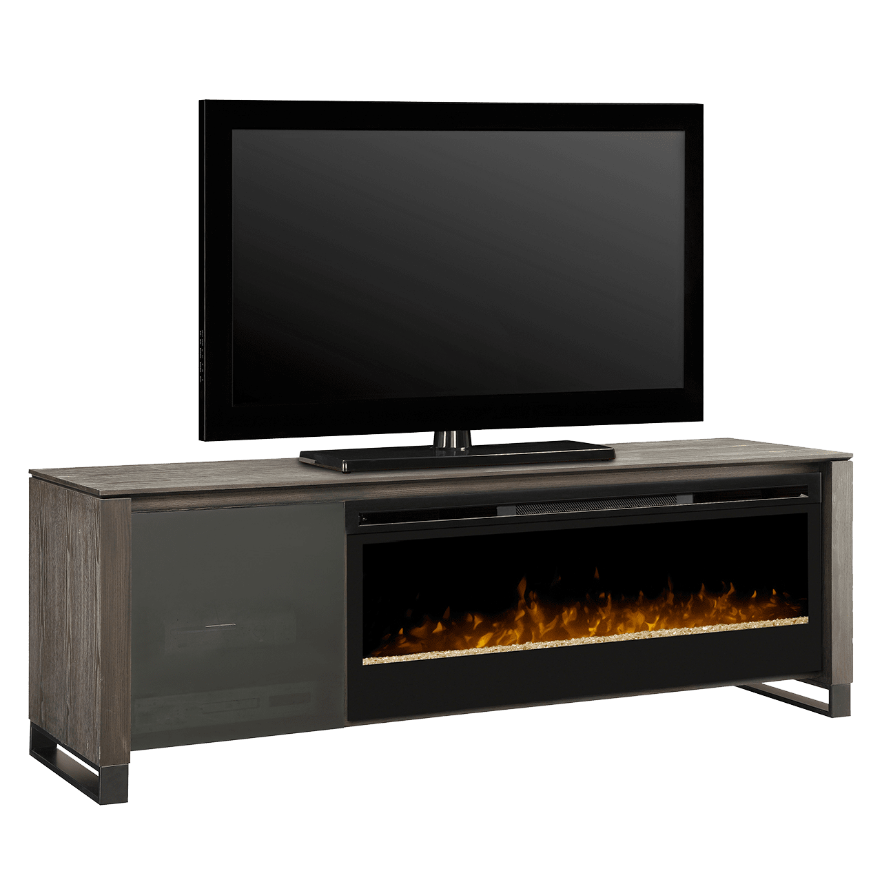 The Dimplex Howden Media Console Electric Fireplace is the ideal focal point of any in-home theatre or living room. Free Shipping at Sylvane.