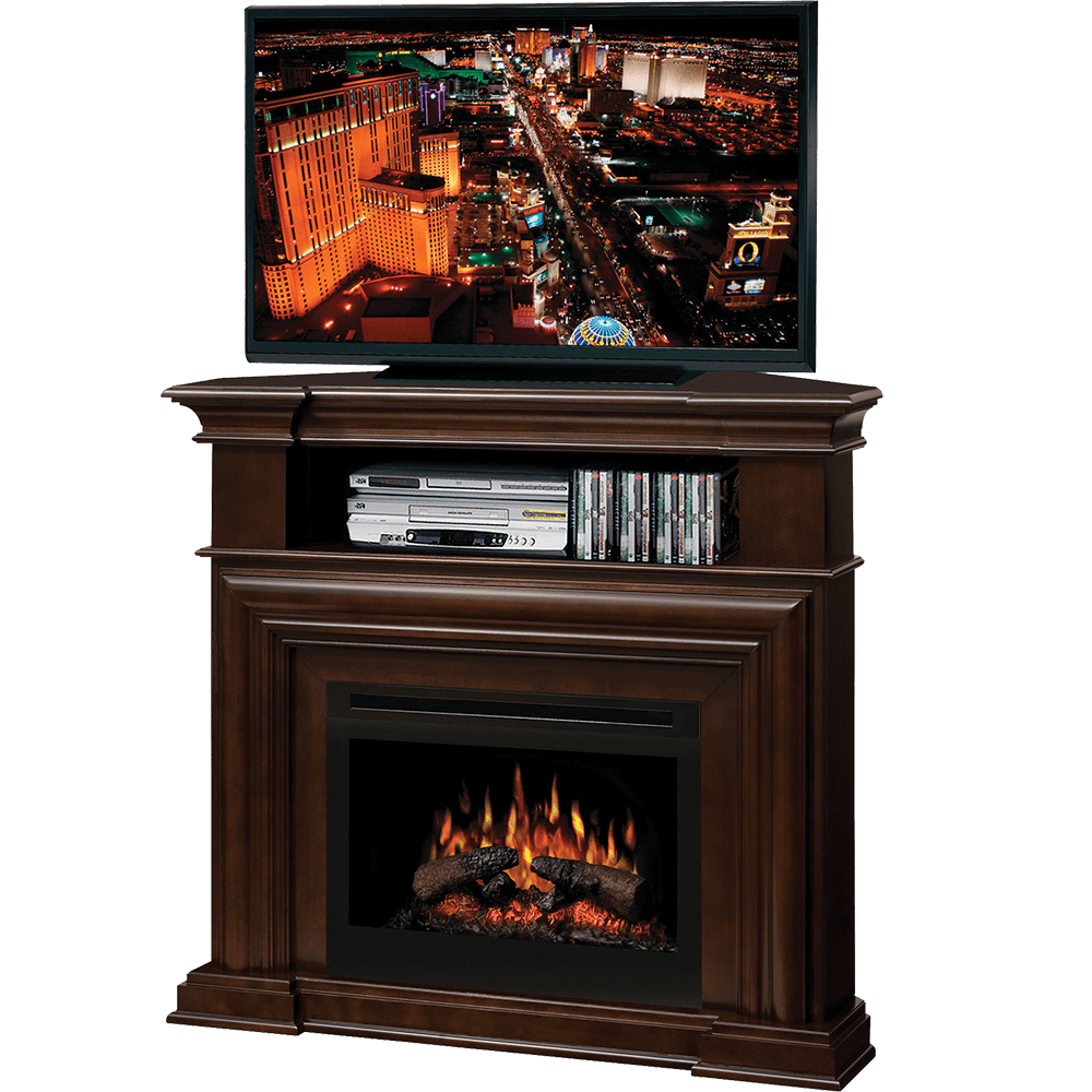 The Dimplex Montgomery Corner Media Console Electric Fireplace is the ideal focal point of any media room. Click for more!