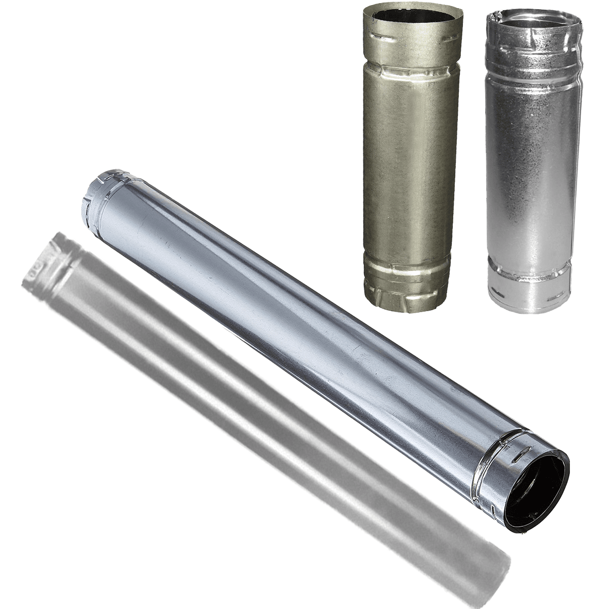 Duravent Stainless Straight Stove Pipes