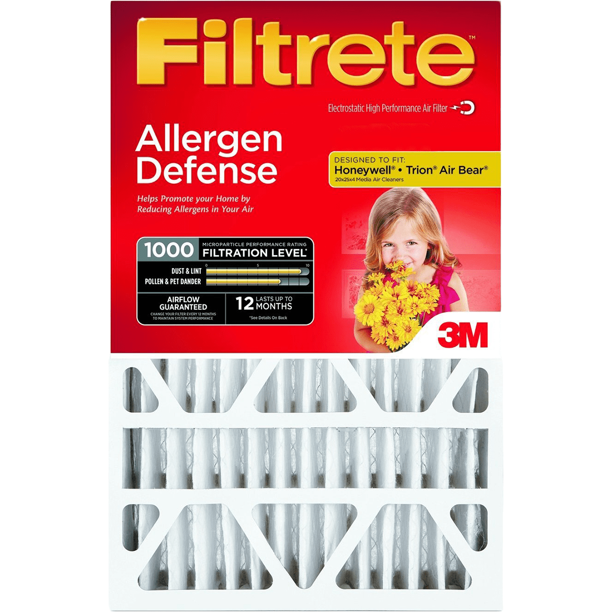 3m Filtrete 4-inch Micro Allergen Defense Mpr1000 Air Filter 20x25x4