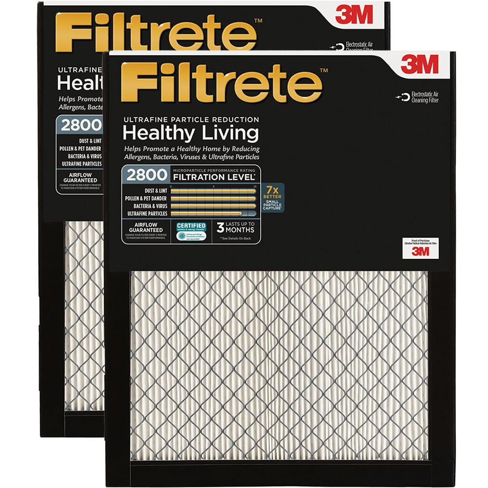 3m Filtrete 2800 Mpr Ultrafine Particle Reduction Filters 16x20x1 2-pack