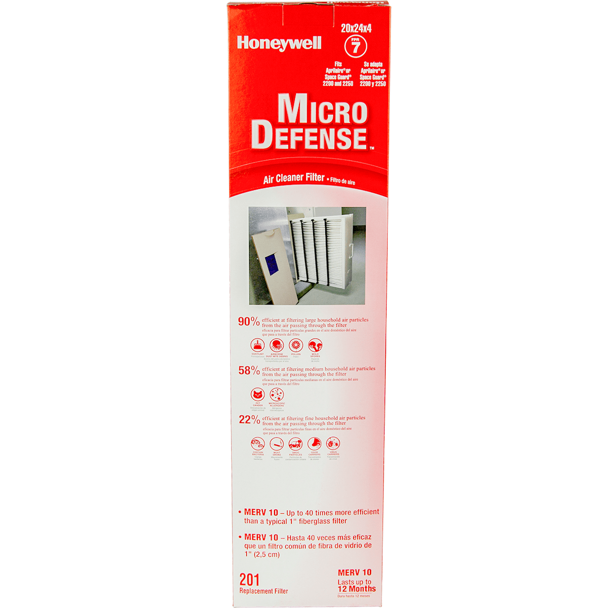 Honeywell High-efficiency 4-inch Merv-10 Furnace Filters For Aprilaire