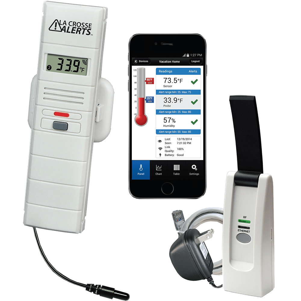 La Crosse Remote Temperature & Humidity Monitor With Dry Temp Probe
