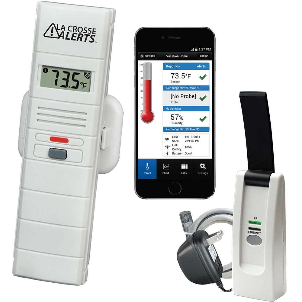 La Crosse Remote Temperature & Humidity Monitor Basic Package