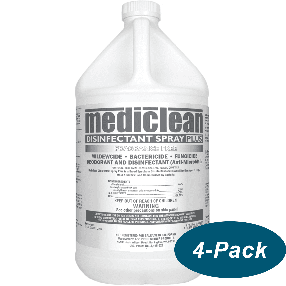 Mediclean Disinfectant Spray Plus (fragrance Free) - 1 Case (221522902)