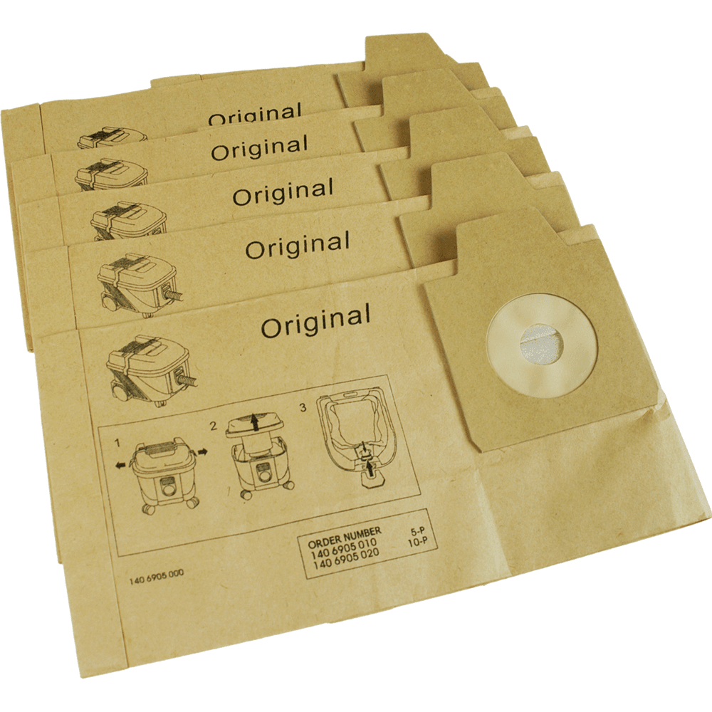 Nilfisk Paper Bags (qty: 10) (1406905020)