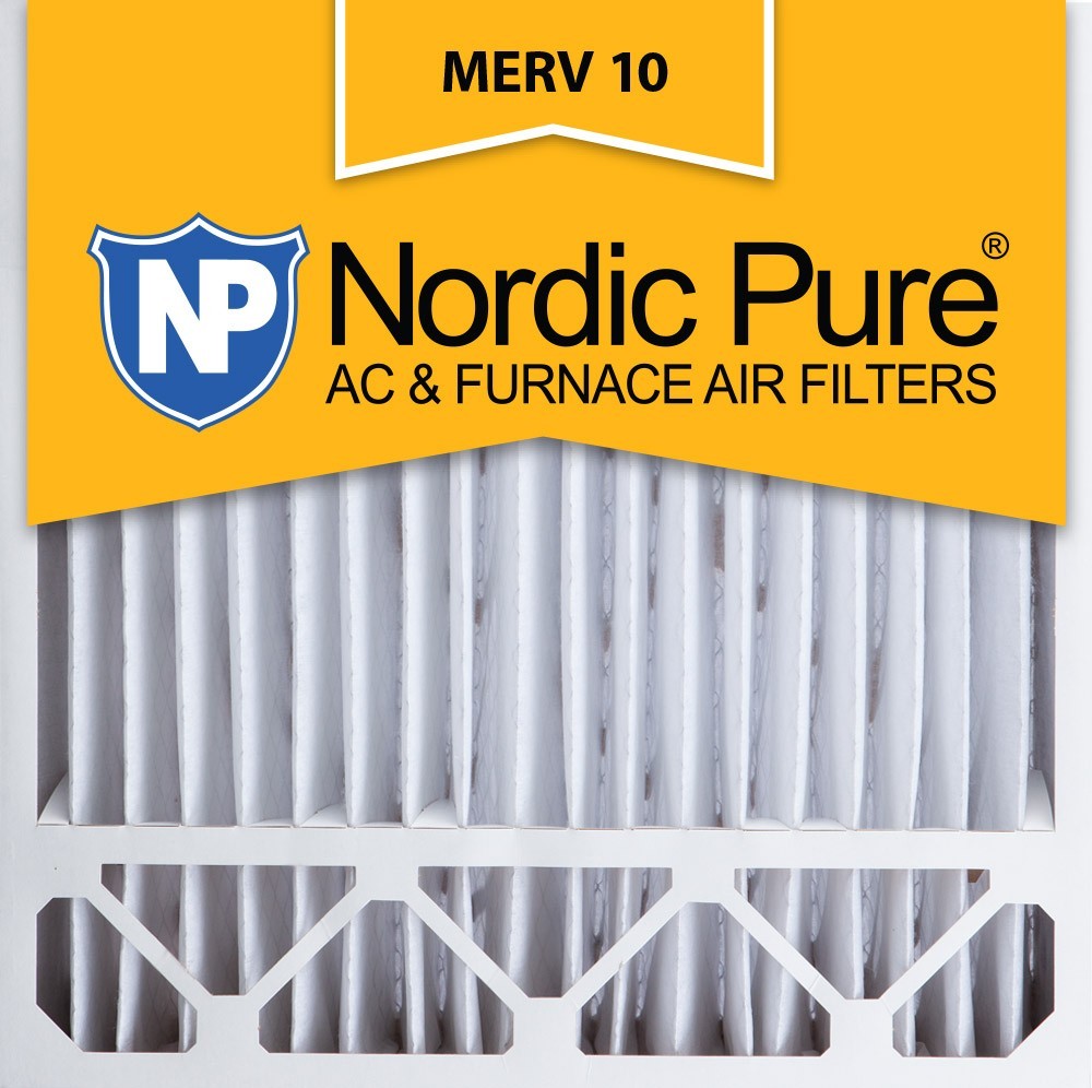 Nordic Pure Merv 10 Pleated Furnace Filter 20x20x5 (20x20x5hm10-1)