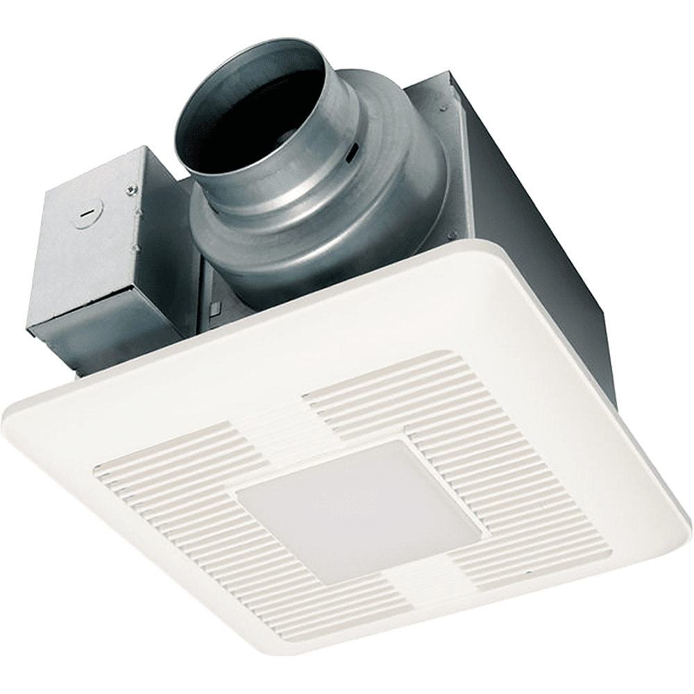 Panasonic Whisperceiling Dc 110/130/150 Cfm Bath Fan With Led Lamp (fv-1115vql1)