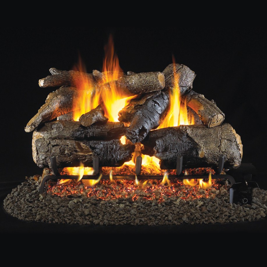 Realfyre 24"" Vented Natural Gas Logsets With Variable Remote (g45)