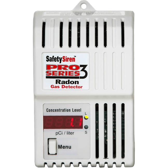 Safety Siren Pro Series3 Radon Gas Detector