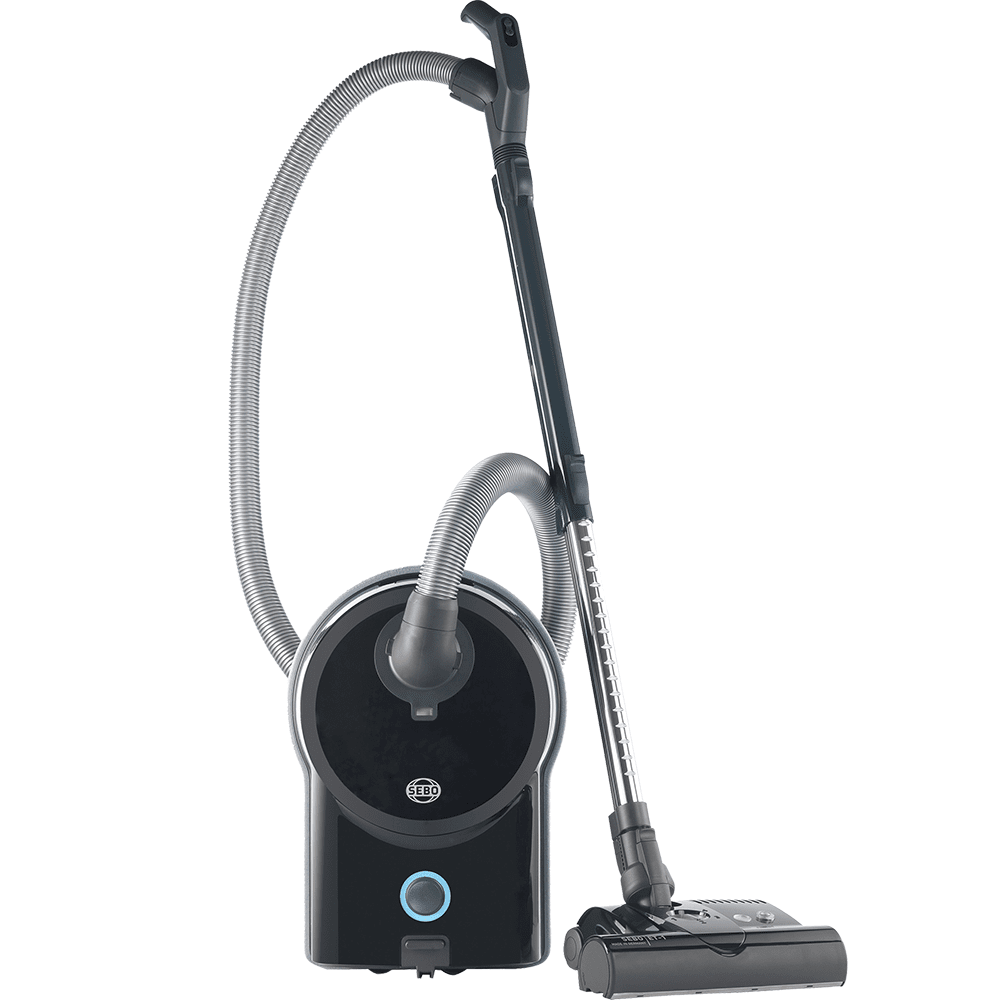 Sebo 90640am Airbelt D4 Premium Canister Vacuum Cleaner - Black