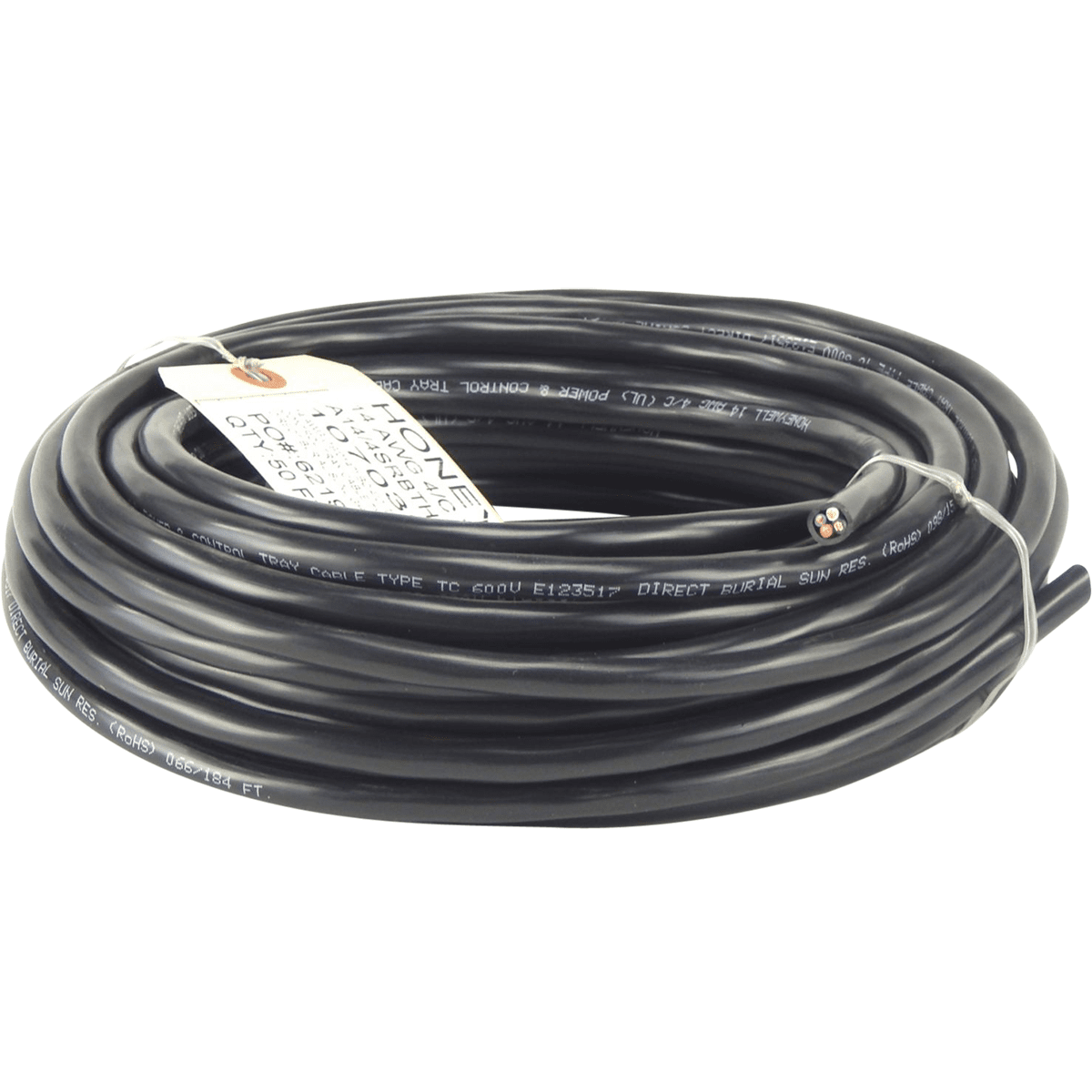 1/4"" X 1/4"" 50 Ft Stranded Tray Cable Wire