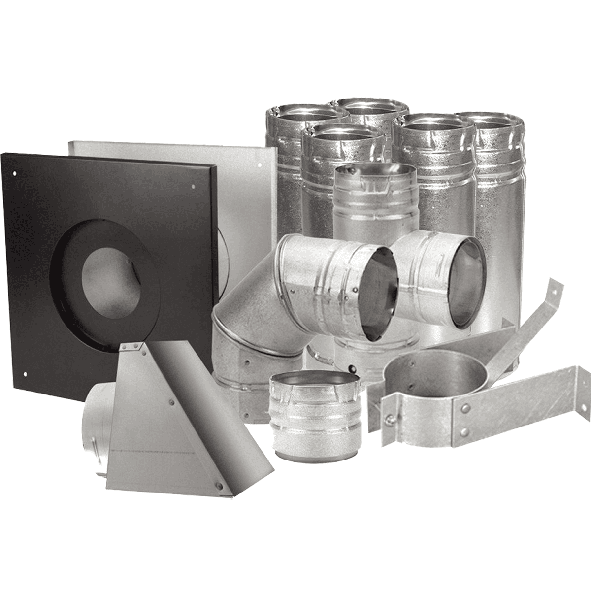 Duravent Stainless Pellet Stove Vent Kits
